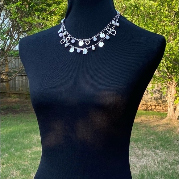 NWT BALLET SILVER AND PEARL NECKLACE - Picture 4 of 9